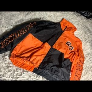 Orange/Black Windbreaker